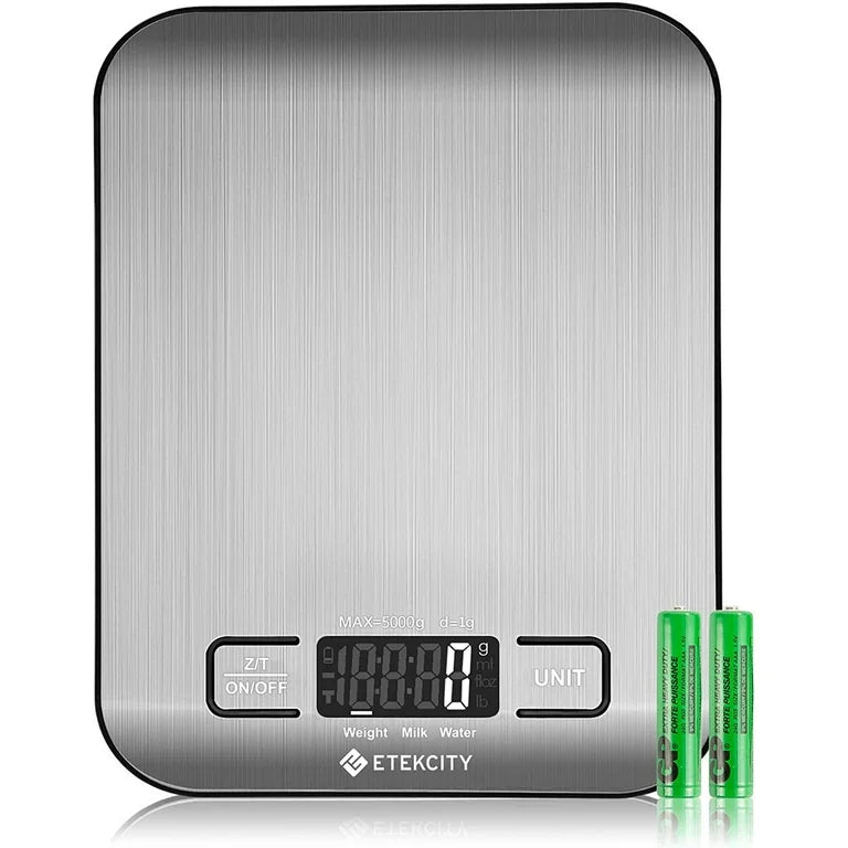 Etekcity Food Scale, Digital Kitchen Scale, 304 Stainless Steel, Weight in Grams and Ounces